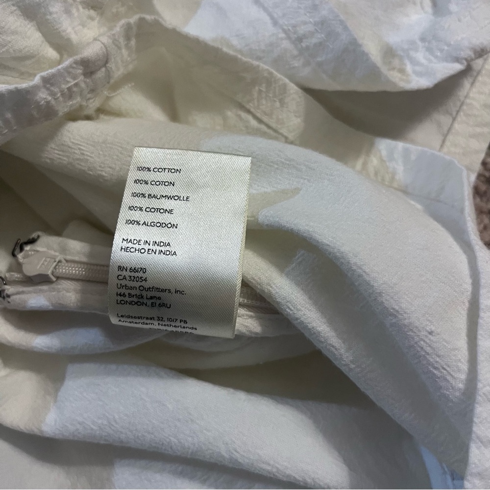 NWT Free People Heartbreaker Cotton Skort in Ivory Pleated Side Zip Closure - Picture 9 of 12